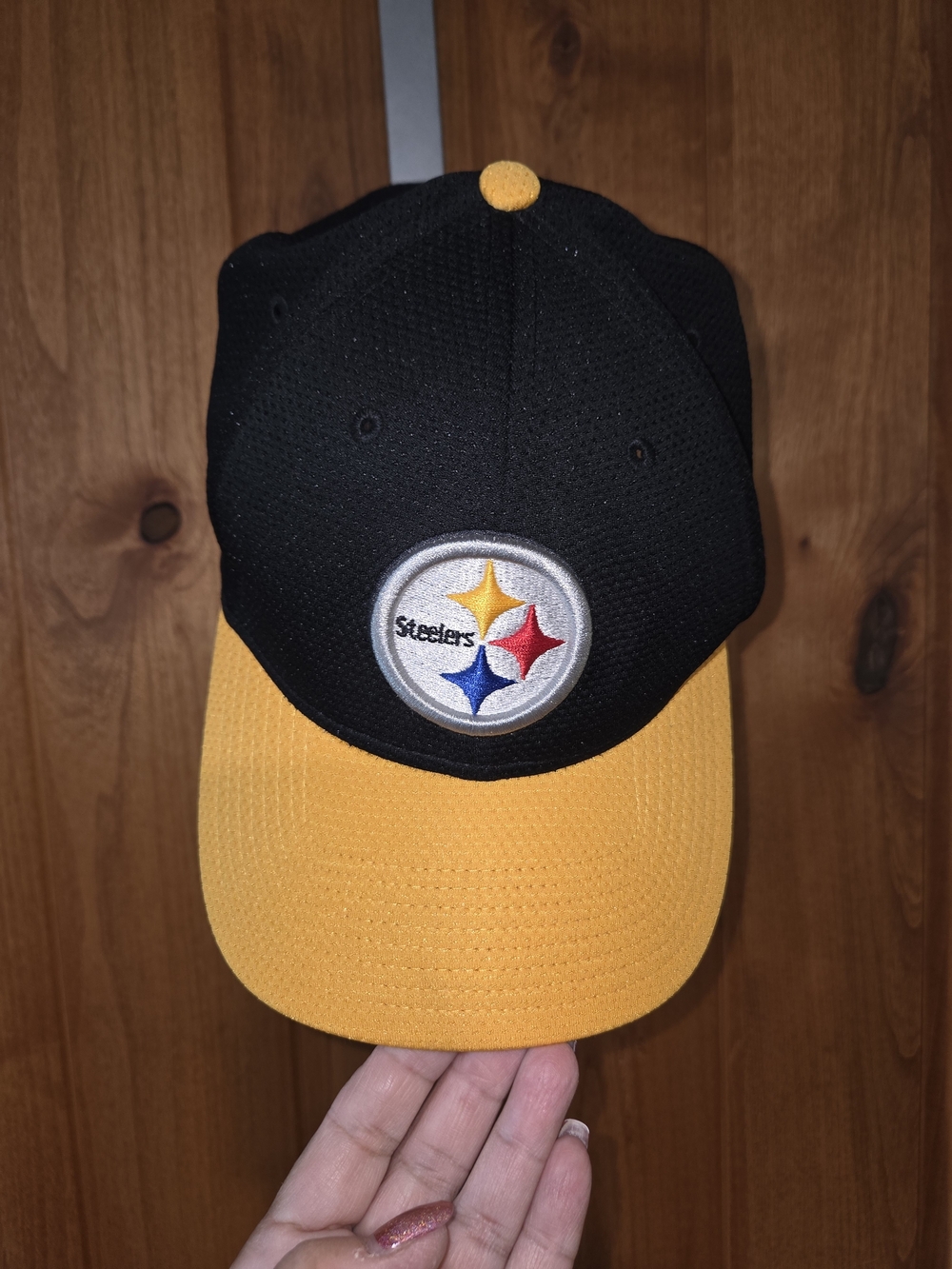 NFL Pittsburgh‎ Steelers Black and Gold Two-Tone Mesh Cap